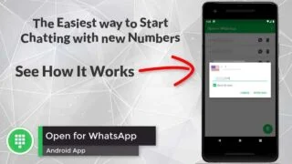 How to use Open for WhatsApp