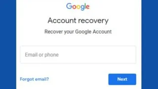 Recover Google Account