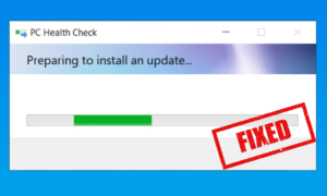 Windows PC Health Check App fix