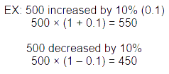 Percentage Calculator Change Formula