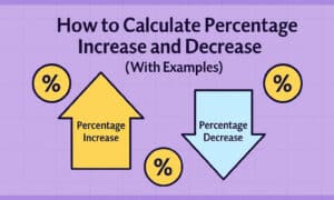 how to calculate percentage