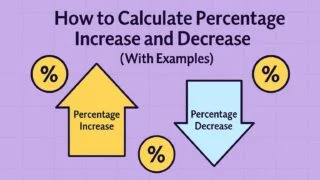 how to calculate percentage