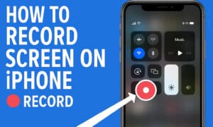Record iPhone Screen
